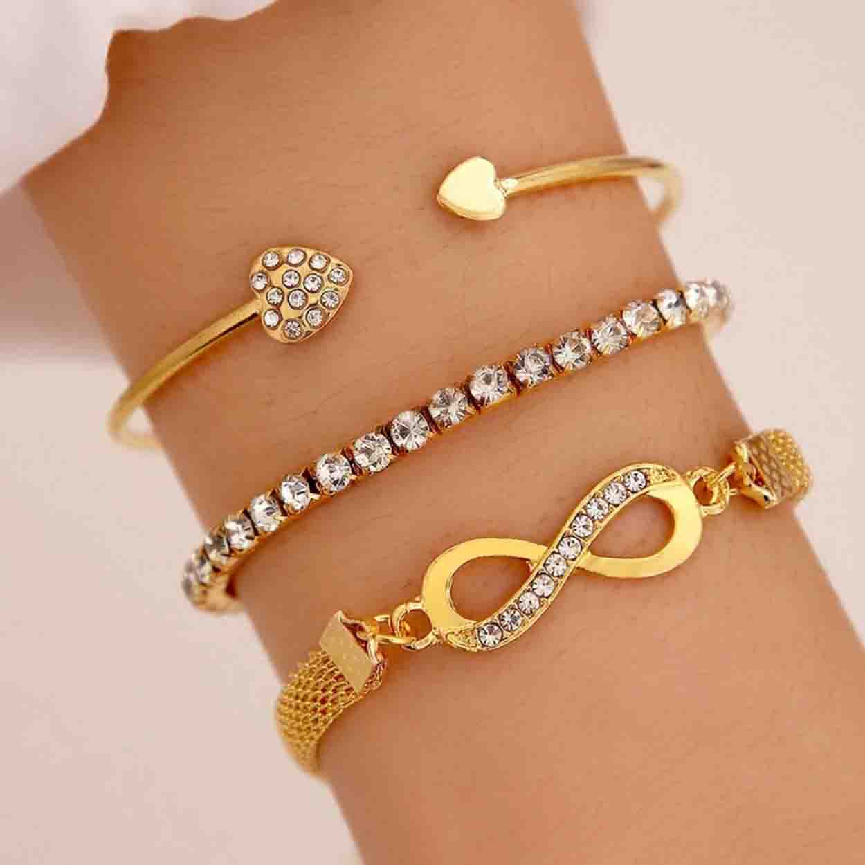 Buy online Artificial Metal Bangles from fashion jewellery for Women by  Javed Bangles for ₹269 at 10% off | 2024 Limeroad.com